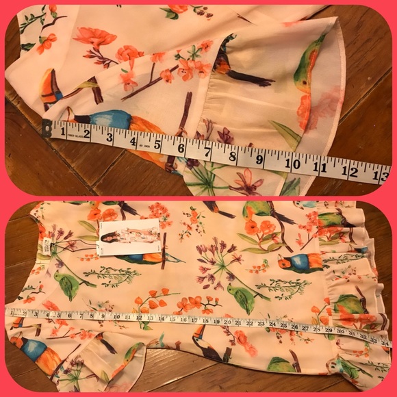 🦋💐Beautiful Beautiful Peach w/ Multi Print 💐🦋 - Picture 7 of 8